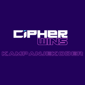 Cipherwins logo med teksten «kampanjekoder» under
