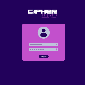 Cipherwins registreringsknapp